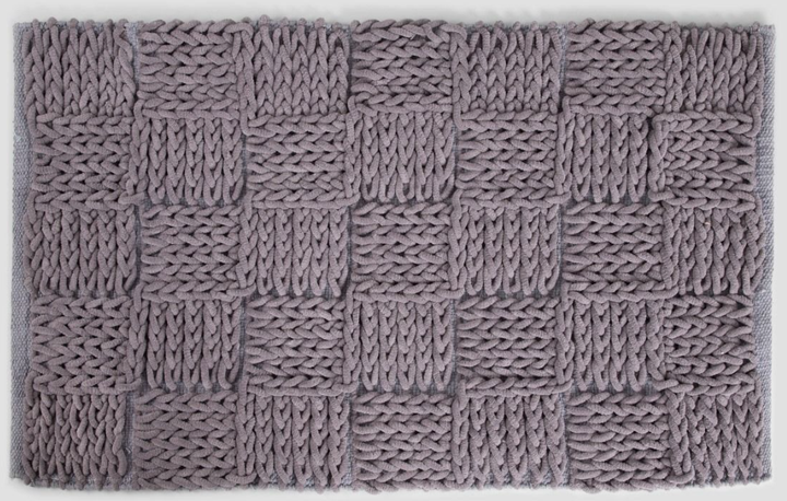 Dywanik łazienkowy HOMLA 735011 Tenu 50 x 80 cm Szary (5906496735011) - obraz 1