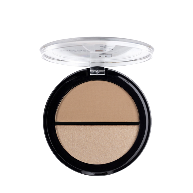 Бронзатор и хайлайтер для лица Topface Instyle PT262 № 02 Песочно-бежевый Бежевый - изображение 3