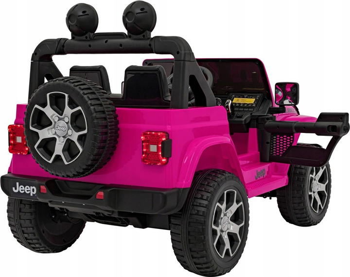 Buggy elektryczny dla dzieci Jeep Wrangler Rubicon Różowy (5903864942859) - obraz 3