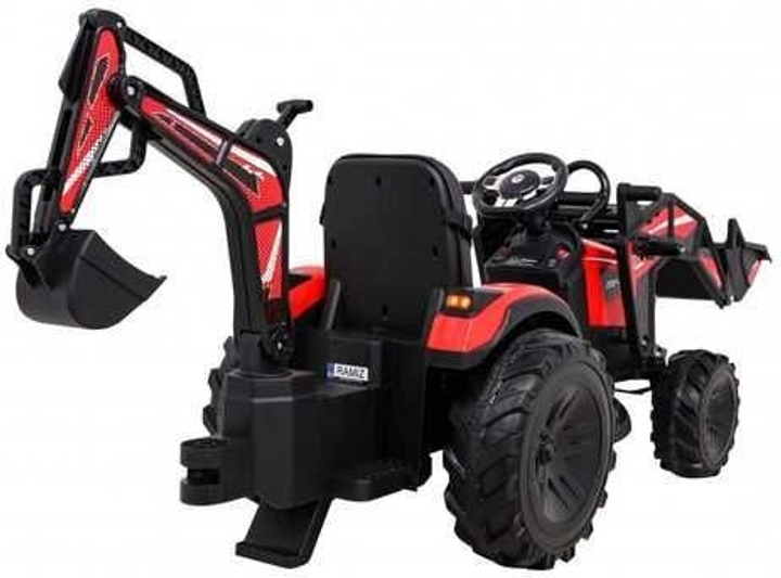 Traktor elektryczny dla dzieci Ramiz 720-T Czerwony (5903864952322) - obraz 5