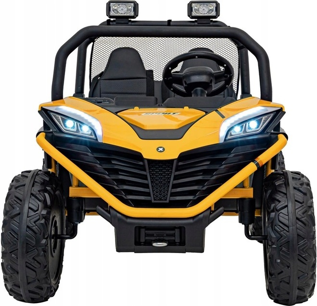 Buggy elektryczny dla dzieci Ramiz Faster Żółty (5903864943733) - obraz 1