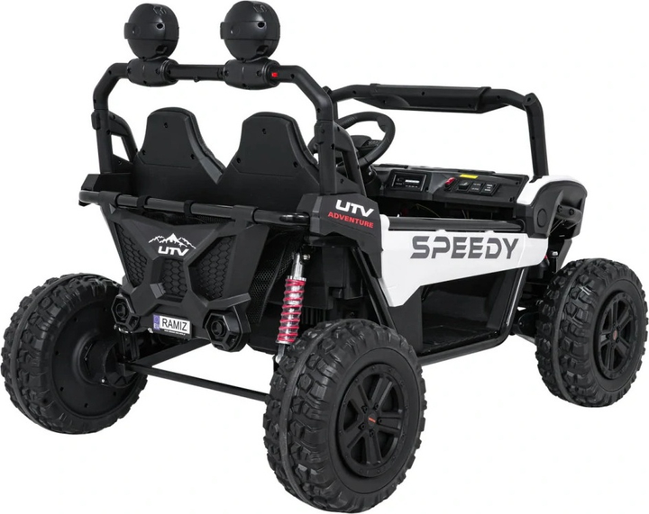 Електричний баггі для дітей Speedy 4 x 4 Білий (5903864986891) - зображення 6