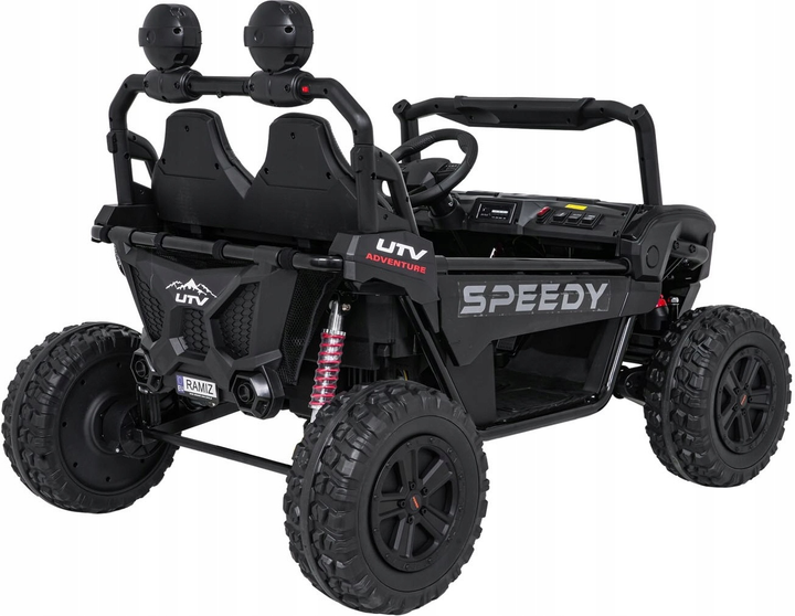 Електричний баггі для дітей Speedy 4 x 4 Чорний (5903864986877) - зображення 3
