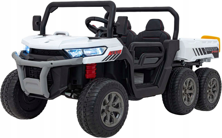 Buggy elektryczny dla dzieci Ramiz Farmer Truck Speed 900 Biały (5903864943610) - obraz 2