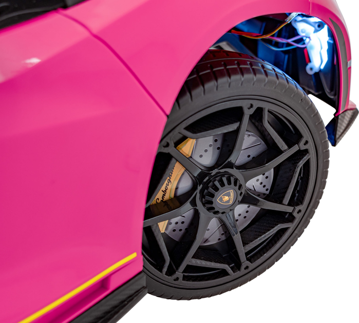 Електричний автомобіль для дітей Lamborghini Invencible Рожевий (5903864942361) - зображення 5