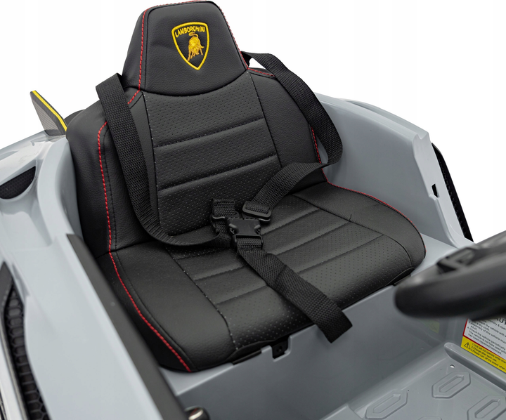 Електричний автомобіль для дітей Lamborghini Invencible Сірий (5903864942354) - зображення 4