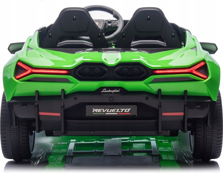 Samochód elektryczny dla dzieci Ramiz Lamborghini Revuelto Strong Xl Zielony (5903864984408) - obraz 3