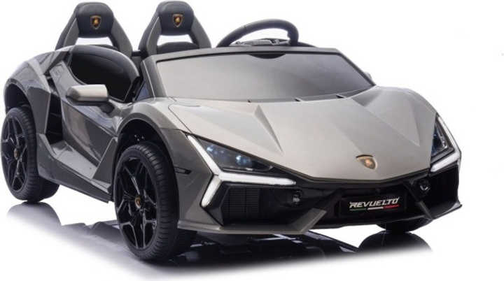 Samochód elektryczny dla dzieci Ramiz Lamborghini Revuelto Xl Szary (5903864984514) - obraz 3