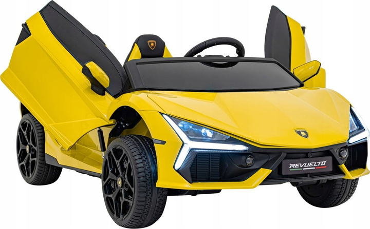 Samochód elektryczny dla dzieci Ramiz Lamborghini Revuelto Xl Żółty (5903864984491) - obraz 1