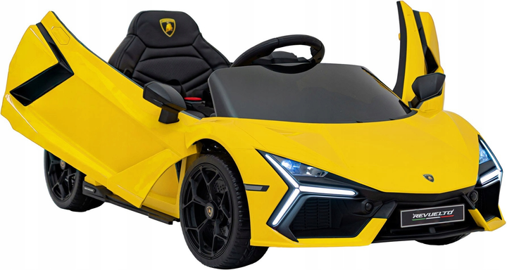 Електричний автомобіль для дітей Ramiz Lamborghini Revuelto жовтий (5903864983289) - зображення 2