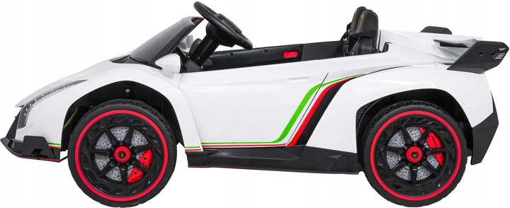 Samochód elektryczny dla dzieci Ramiz Lamborghini Veneno Biały (5903864983173) - obraz 2