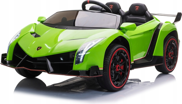 Samochód elektryczny dla dzieci Ramiz Lamborghini Veneno Zielony (5903864983166) - obraz 2