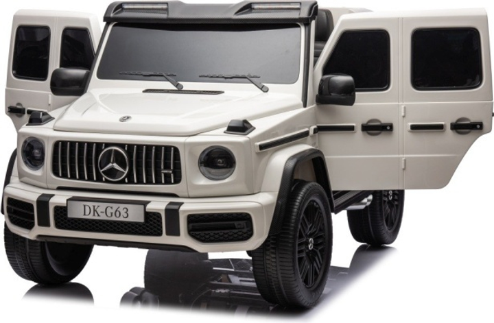 Електричний автомобіль для дітей Ramiz Mercedes Benz G63 AMG Strong Xxl Білий (5903864942989) - зображення 2