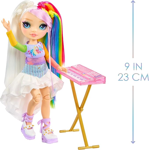 Лялька Rainbow High Jr High Rockband Fashion Dolls Amaya (565772) (0035051565772) - зображення 3
