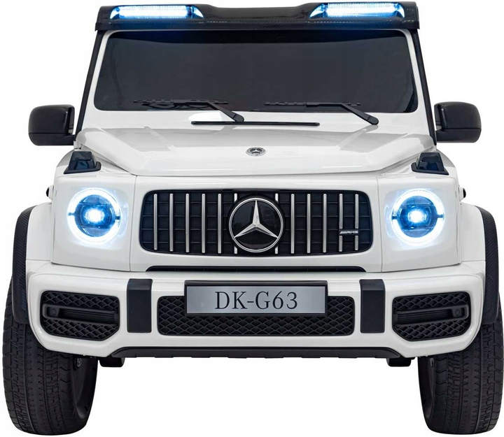 Електричний автомобіль для дітей Ramiz Mercedes Benz G63 AMG Strong Білий (5903864943016) - зображення 2