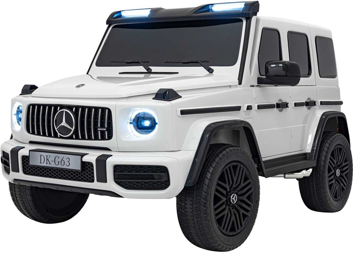 Електричний автомобіль для дітей Ramiz Mercedes Benz G63 AMG Strong Білий (5903864943016) - зображення 3