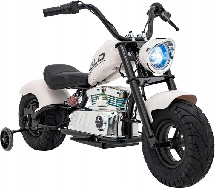 Електродвигун для дітей Ramiz Chopper Warrior Білий (5903864944563) - зображення 1