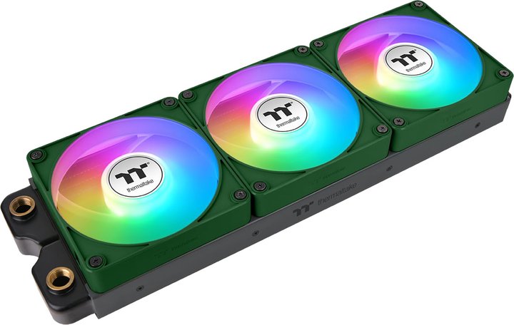 Zestaw wentylatorów Thermaltake CT120 EX Reverse ARGB Sync (3-Fan Pack) Racing Green (CL-F226-PL12RG-A) - obraz 3