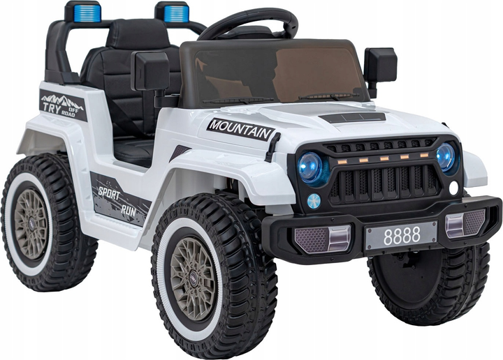 Buggy elektryczny dla dzieci Ramiz Off Road Mountain Biały (5903864983524) - obraz 1