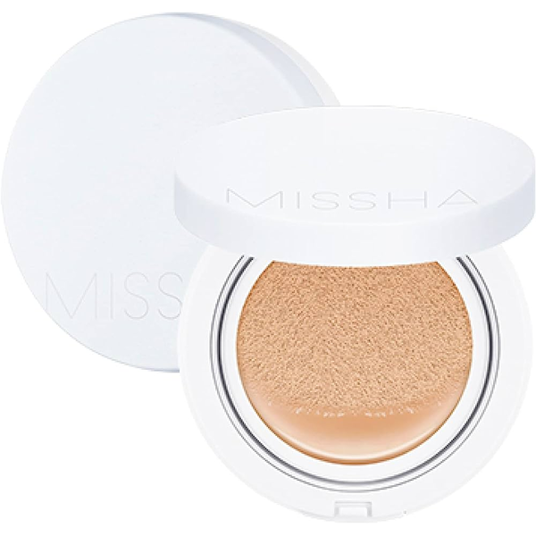 Увлажняющий тональный крем-кушон Missha Magic Cushion Moist Up SPF50+ PA+++ №21 15 г - Фото 1 Увлажняющий тональный крем-кушон Missha Magic Cushion Moist Up SPF50+ PA+++ №21 15 г - изображение 1