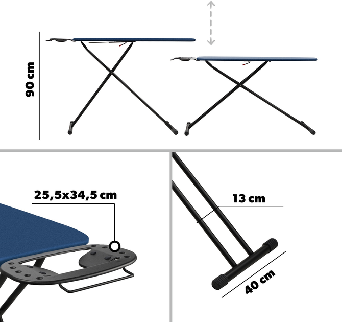 Прасувальна дошка Kadax 120 x 38 см (5903699499337) - зображення 9
