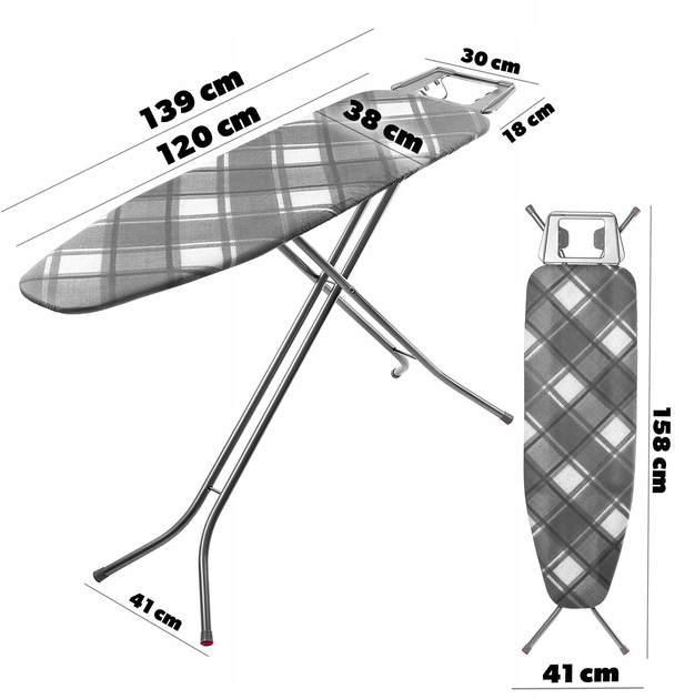 Прасувальна дошка Kadax 120 x 38 см (5903699473719) - зображення 8
