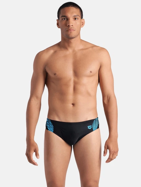 Плавки пляжные мужские Arena Openings Swim Briefs 008065-580 80 Черный/Синий (3468337418825) - Фото 3 Плавки пляжные мужские Arena Openings Swim Briefs 008065-580 80 Черный/Синий (3468337418825) - изображение 3