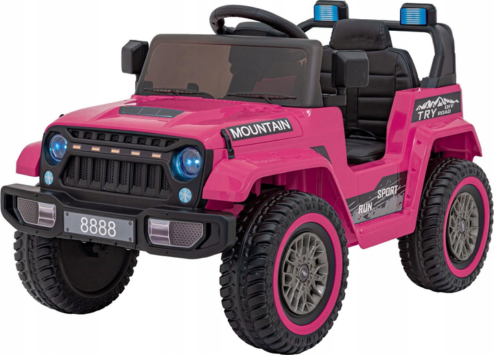 Електричний баггі для дітей Ramiz Off Road Mountain Рожевий (5903864983548) - зображення 1