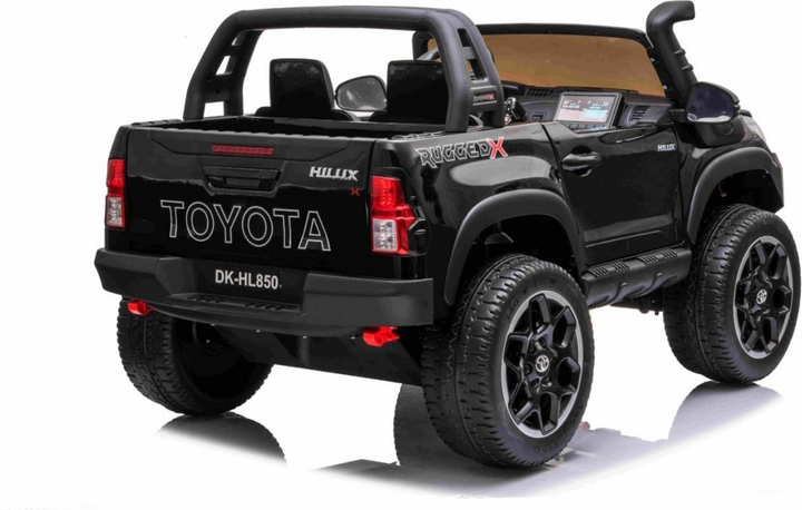 Електричний баггі для дітей Ramiz Pick-Up Toyota Hilux Чорний (5903864913873) - зображення 3