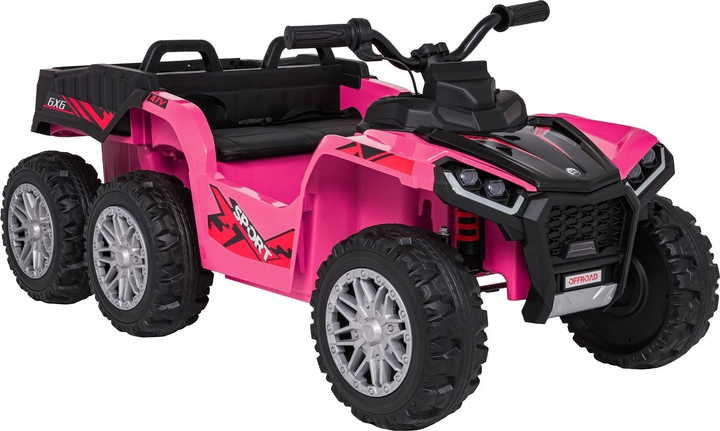 Електричний квадроцикл для дітей Ramiz Sport TX ATV Рожевий (5903864985016) - зображення 1
