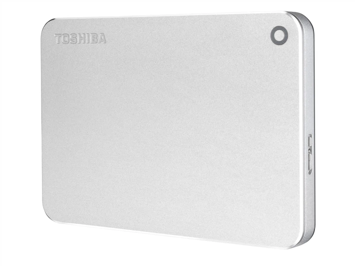 Накопитель внешний HDD 2.5" USB 1.0TB Toshiba Canvio Premium Silver (HDTW210ES3AA) - Фото 1 Накопитель внешний HDD 2.5" USB 1.0TB Toshiba Canvio Premium Silver (HDTW210ES3AA) - изображение 1