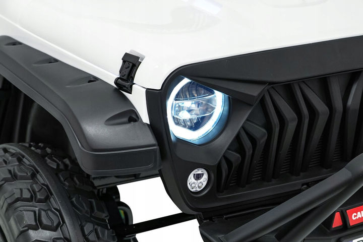 Електричний позашляховик для дітей Passion 4 x 4 білий (5903864986938) - зображення 4