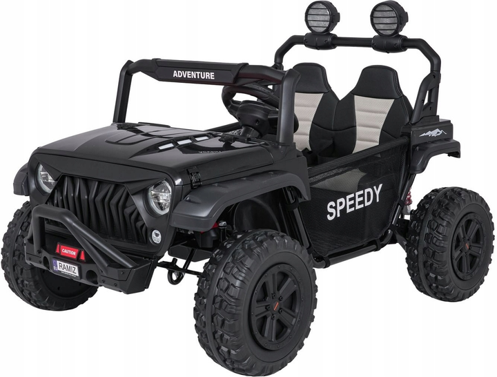 Електричний позашляховик для дітей Passion 4 x 4 Чорний (5903864986914) - зображення 2