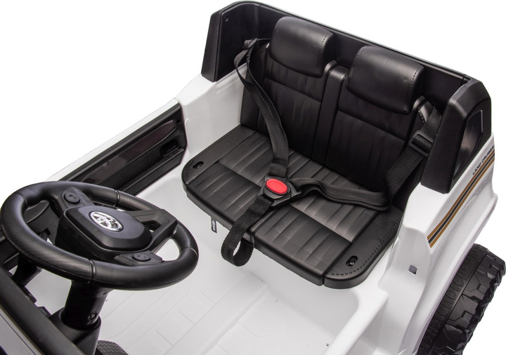 Samochód terenowy elektryczny dla dzieci Ramiz Toyota Land Cruiser Prado Biały (5903864983517) - obraz 5