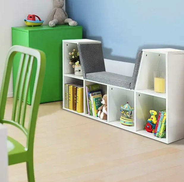 Шафа-органайзер Costway Kinder із подушкою для сидіння - зображення 6