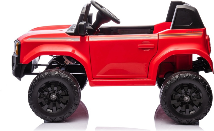 Samochód terenowy elektryczny dla dzieci Ramiz Toyota Land Cruiser Prado Czerwony (5903864983470) - obraz 3