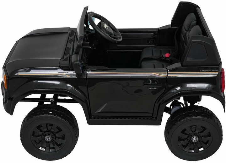 Samochód terenowy elektryczny dla dzieci Ramiz Toyota Land Cruiser Prado Czarny (5903864983500) - obraz 4