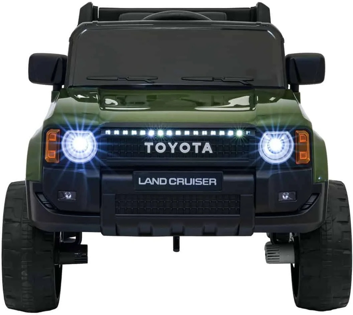 Samochód terenowy elektryczny dla dzieci Ramiz Toyota Land Cruiser Prado Zielony (5903864983494) - obraz 3