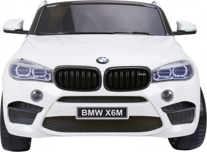 Samochód elektryczny dla dzieci Ramiz BMW X6M dla 2 dzieci Biały (5903864906301) - obraz 4