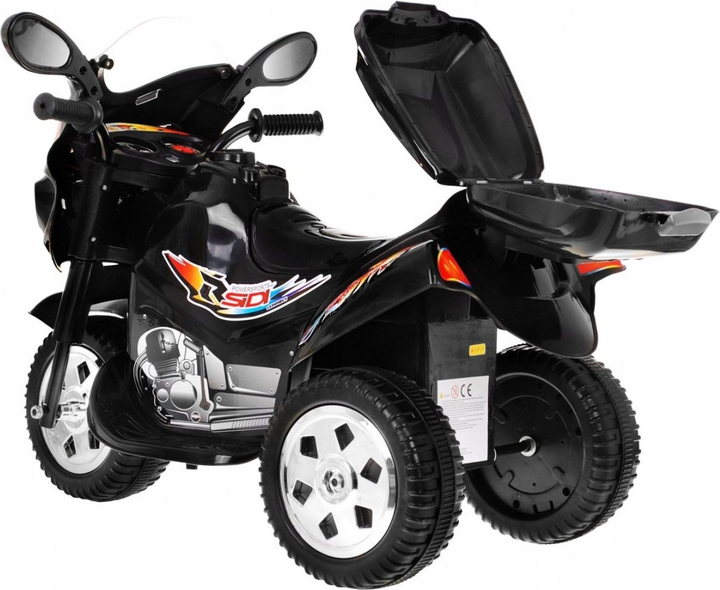 Motor elektryczny dla dzieci Ramiz BJX-088 trójkołowy Czarny (5903864906905) - obraz 2