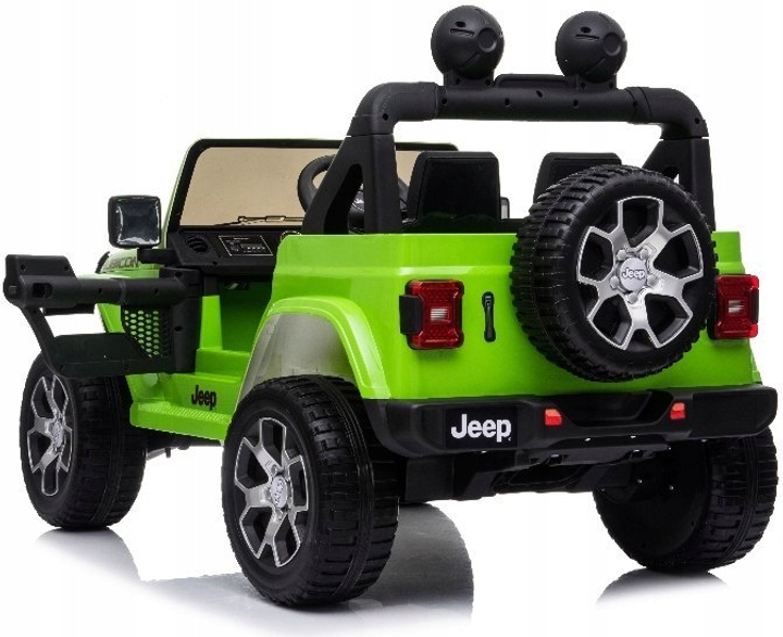 Samochód terenowy elektryczny dla dzieci Ramiz Jeep Wrangler Rubicon Zielony (5903864904963) - obraz 2
