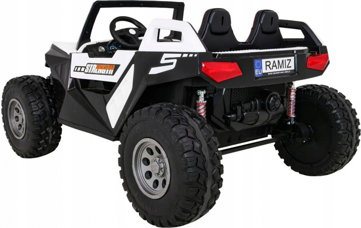 Buggy elektryczny dla dzieci Ramiz Clash Biały (5903864913712) - obraz 3