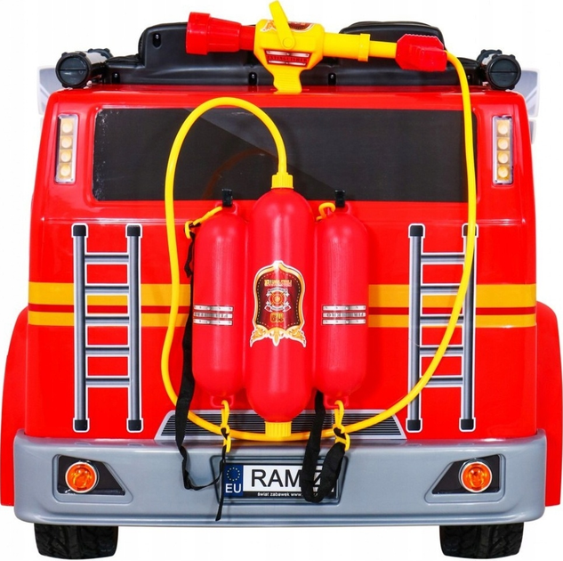 Pojazd elektryczny dla dzieci Ramiz Ramiz straż pożarna (5903864906943) - obraz 2