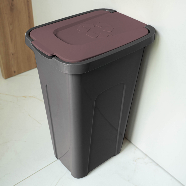 Kosz do segregacji odpadów Kadax z pokrywą 30 l (5906638305300) - obraz 7