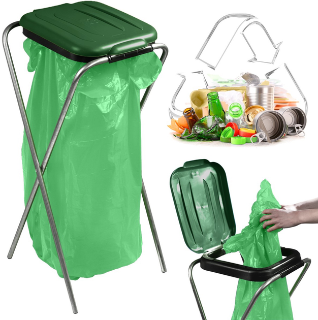 Підставка для пакетів для сортування сміття Kadax 120 л (5903699475850) - зображення 1