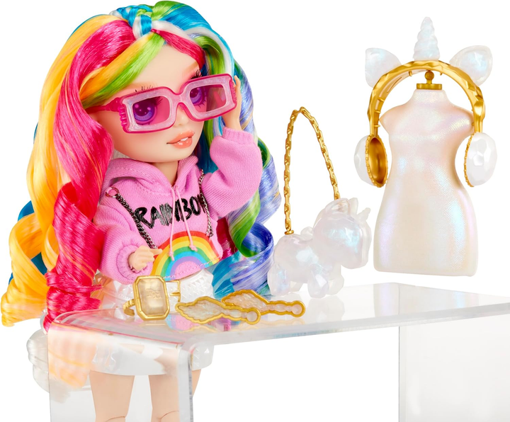 Лялька Rainbow High Creative Crystals Fashion Doll Amaya (121411) (0035051121411) - зображення 2