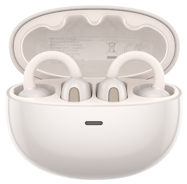Słuchawki Nubia Live Clip Wireless White (NB-LVCLIP) - obraz 2