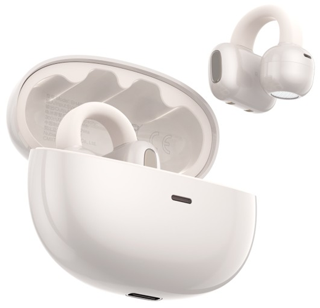 Słuchawki Nubia Live Clip Wireless White (NB-LVCLIP) - obraz 3
