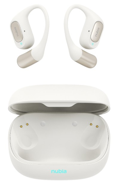 Słuchawki Nubia Live Flip Wireless White (NB-LVFLIP) - obraz 1
