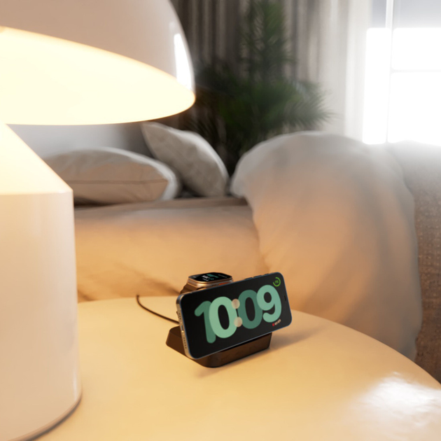 Ładowarka bezprzewodowa Zens Nightstand Charger Pro 2 Wireless Black (A641-01Y) - obraz 12